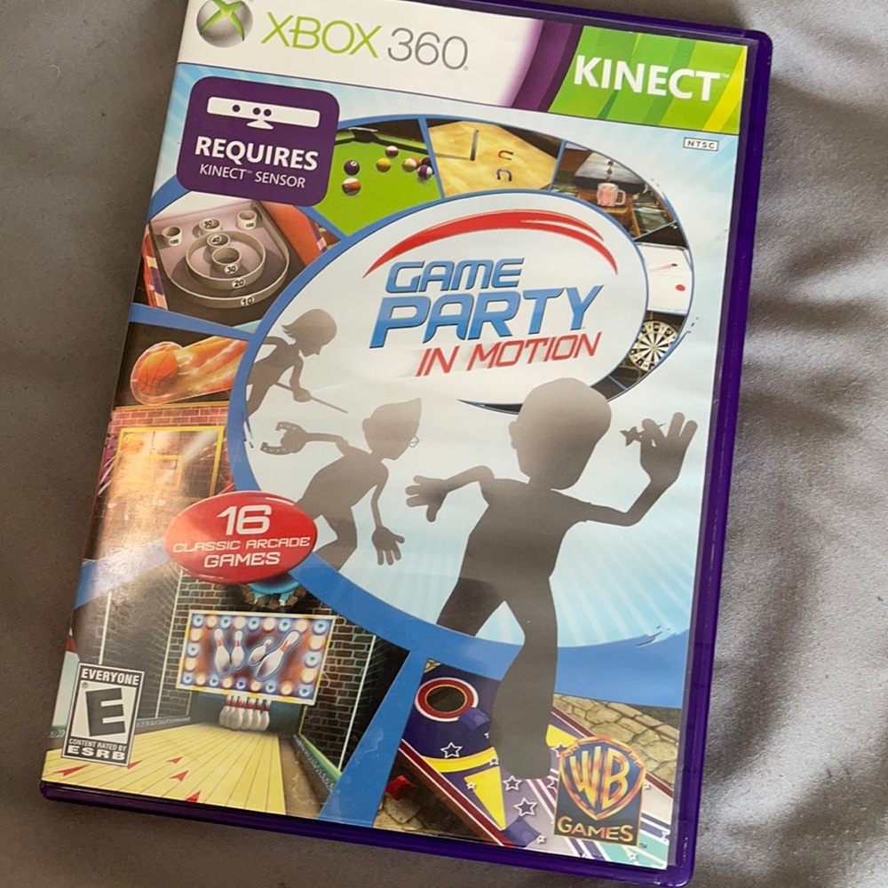 XBOX 360 Kinect Game Party in Motion